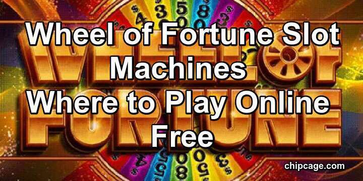 Wheel of Fortune Slot Machines Logo - Where to Play Online Free
